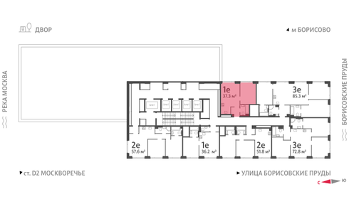 41,2 м², 1-комнатная квартира 25 414 880 ₽ - изображение 20