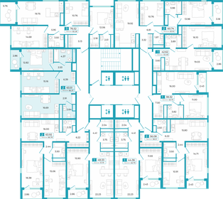 73 м², 4-комнатная квартира 8 160 000 ₽ - изображение 86