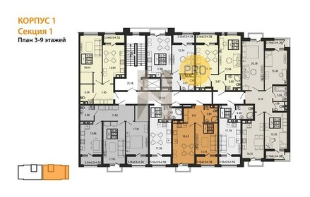 Квартира 41,3 м², 1-комнатная - изображение 2