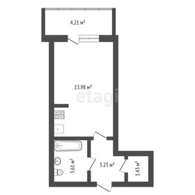 Квартира 24,3 м², студия - изображение 3