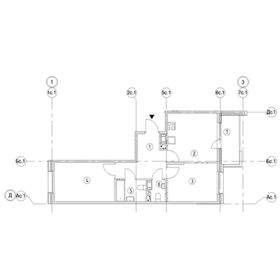 Квартира 60,9 м², 2-комнатная - изображение 2