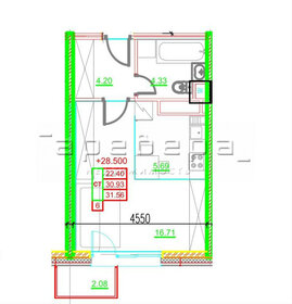 Квартира 32 м², 1-комнатная - изображение 1