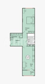 Квартира 51,2 м², 1-комнатная - изображение 1