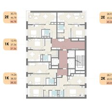 Квартира 46,8 м², 2-комнатная - изображение 3