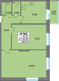 83 м², 3-комнатная квартира 10 500 000 ₽ - изображение 117