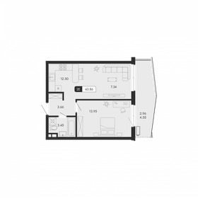 36,3 м², 2-комнатная квартира 10 585 886 ₽ - изображение 12
