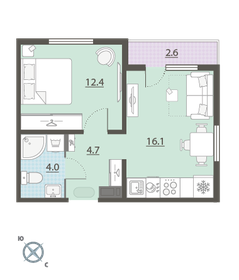 41 м², 1-комнатная квартира 4 799 000 ₽ - изображение 60