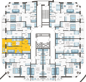 33,7 м², 1-комнатная квартира 5 000 000 ₽ - изображение 89