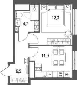 31 м², 1-комнатная квартира 9 300 000 ₽ - изображение 109