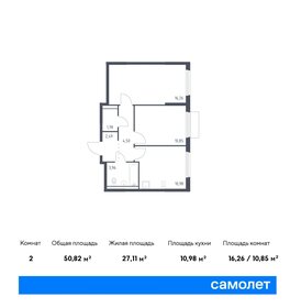 52,2 м², 2-комнатная квартира 10 254 640 ₽ - изображение 6