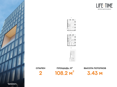 112,7 м², 3-комнатная квартира 150 000 000 ₽ - изображение 72