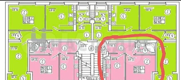 Квартира 34 м², 1-комнатная - изображение 1