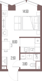 12 м², апартаменты-студия 4 572 000 ₽ - изображение 115