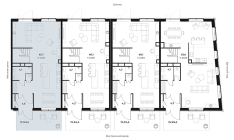 Квартира 169,5 м², 3-комнатная - изображение 2