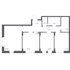 Квартира 76,5 м², 3-комнатная - изображение 1