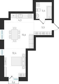 40 м², 2-комнатная квартира 5 290 000 ₽ - изображение 57