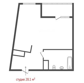 Квартира 28,1 м², студия - изображение 2