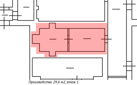 29,6 м², производственное помещение 23 650 ₽ в месяц - изображение 9