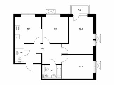 91,6 м², 3-комнатная квартира 18 039 064 ₽ - изображение 31