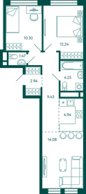 70,1 м², 2-комнатная квартира 7 730 000 ₽ - изображение 87