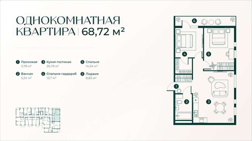 101 м², 3-комнатная квартира 14 500 000 ₽ - изображение 46