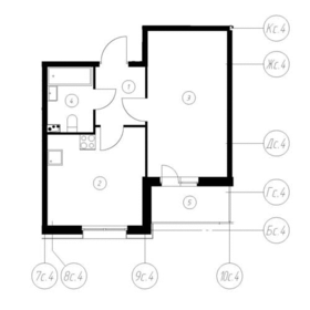48,1 м², 1-комнатная квартира 7 190 591 ₽ - изображение 48