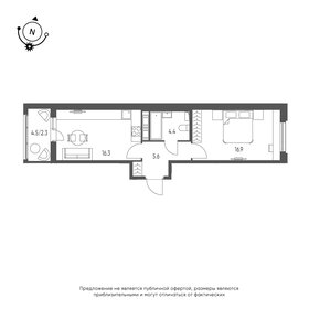 34,1 м², 1-комнатная квартира 4 190 000 ₽ - изображение 83