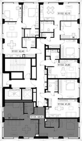 73 м², 3-комнатная квартира 17 500 000 ₽ - изображение 163