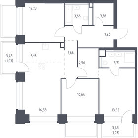 85,5 м², 3-комнатная квартира 63 881 808 ₽ - изображение 15