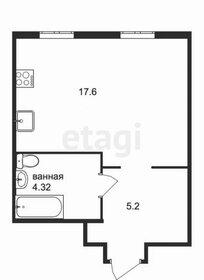 Квартира 27 м², студия - изображение 1