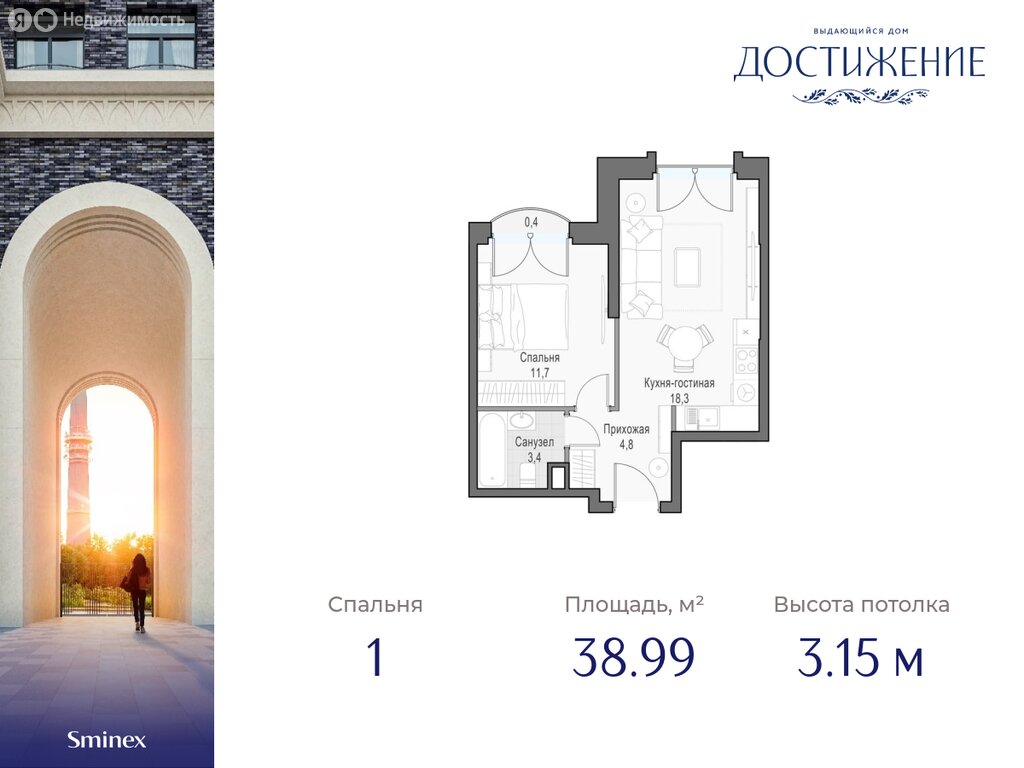 Варианты планировок дом «Достижение» - планировка 7