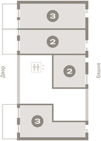 Квартира 159,5 м², 2-комнатная - изображение 2