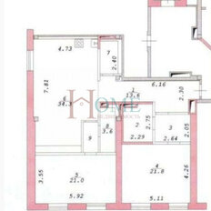 Квартира 116 м², 3-комнатная - изображение 3