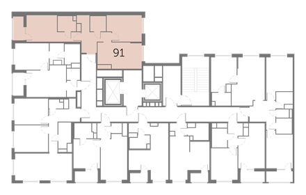 Квартира 55,5 м², 2-комнатная - изображение 2