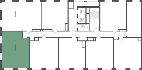 Квартира 56,5 м², 2-комнатная - изображение 2