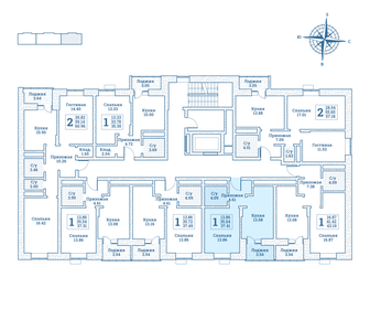 43,1 м², 2-комнатная квартира 4 450 000 ₽ - изображение 33