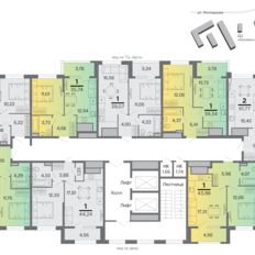 Квартира 61,8 м², 2-комнатная - изображение 2