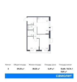 54,6 м², 2-комнатная квартира 8 870 000 ₽ - изображение 79