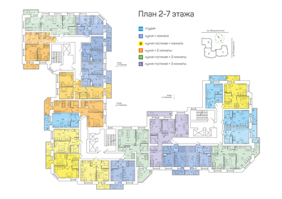 Квартира 27,3 м², студия - изображение 1