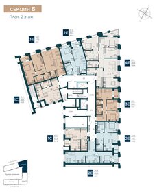 64,8 м², 2-комнатная квартира 9 499 000 ₽ - изображение 40