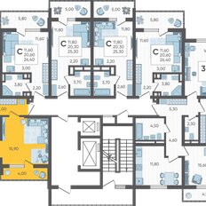 Квартира 61,7 м², 2-комнатная - изображение 2