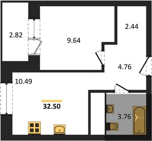 27 м², 1-комнатная квартира 4 500 000 ₽ - изображение 10