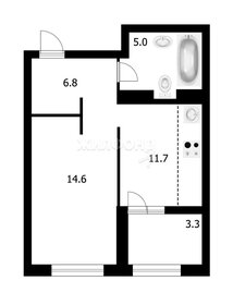 Квартира 38,1 м², 1-комнатная - изображение 1