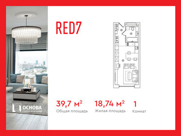 38,7 м², апартаменты-студия 32 895 000 ₽ - изображение 19