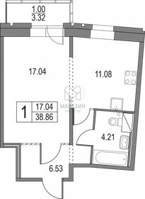 42 м², 1-комнатная квартира 10 543 942 ₽ - изображение 5