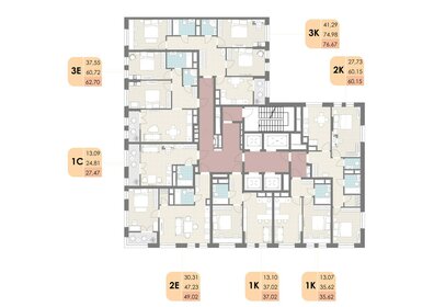 37 м², 1-комнатная квартира 8 462 772 ₽ - изображение 18