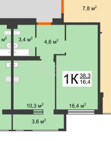 40 м², 1-комнатная квартира 7 500 000 ₽ - изображение 32