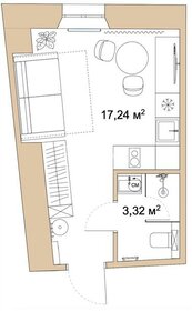 Квартира 21 м², 1-комнатные - изображение 4