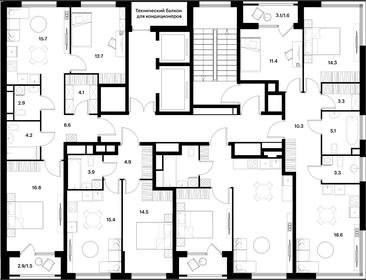 Квартира 43,6 м², 1-комнатная - изображение 2