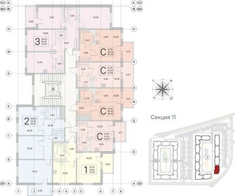 38,1 м², 1-комнатная квартира 6 390 423 ₽ - изображение 32